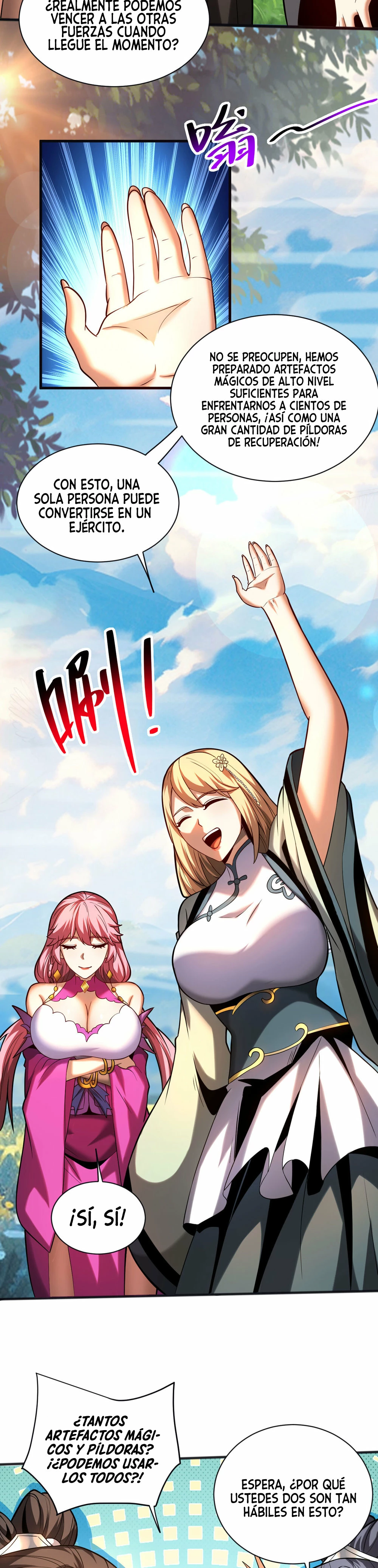 Mientras mis discípulas se matan, yo me relajo! > Capitulo 61 > Page 111
